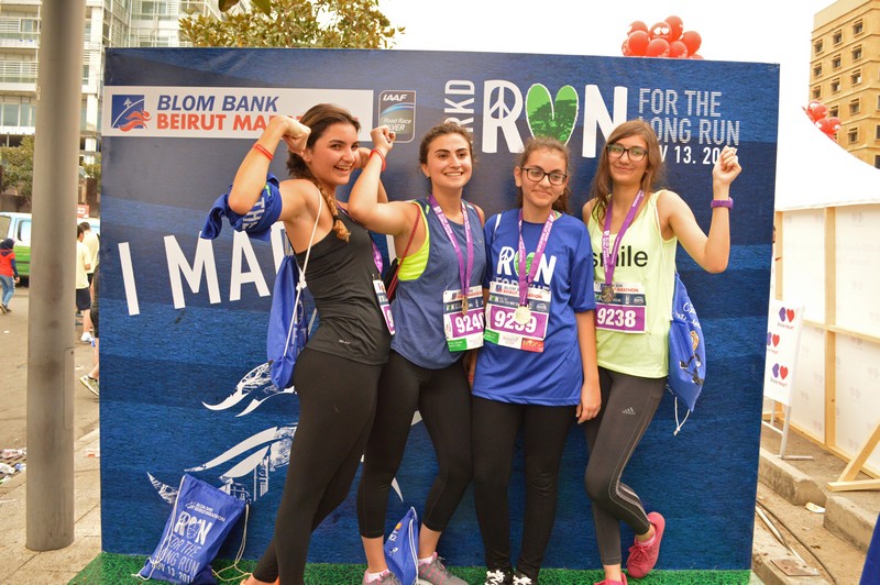 BLOM BANK Photobooth at the BLOM BANK Beirut Marathon